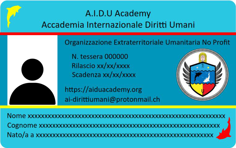 Tessera associativa AIDU Academy